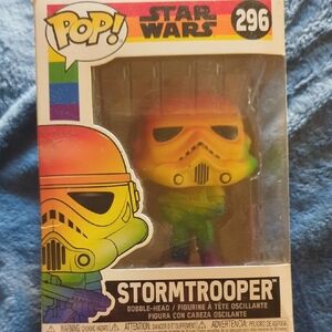Pop Star Wars Rainbow Stormtrooper Figure
